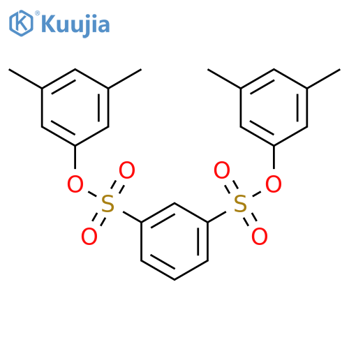 1,3-Benzenedisulfonic acid, bis(3,5-dimethylphenyl) ester structure