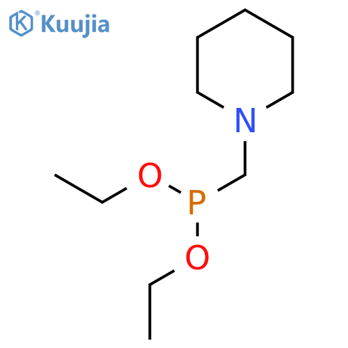 Phosphonous acid, (1-piperidinylmethyl)-, diethyl ester structure