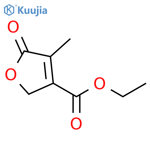 3-Furancarboxylic acid, 2,5-dihydro-4-methyl-5-oxo-, ethyl ester structure