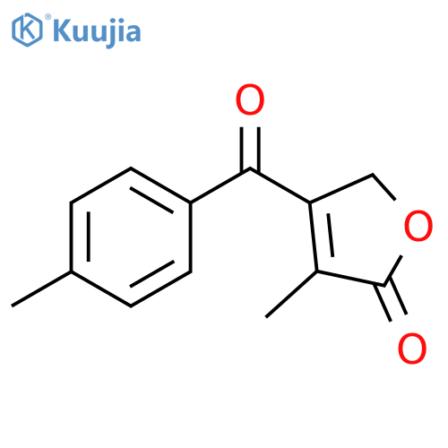 2(5H)-Furanone, 3-methyl-4-(4-methylbenzoyl)- structure
