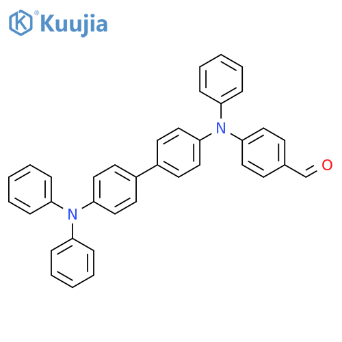 Benzaldehyde, 4-[[4'-(diphenylamino)[1,1'-biphenyl]-4-yl]phenylamino]- structure
