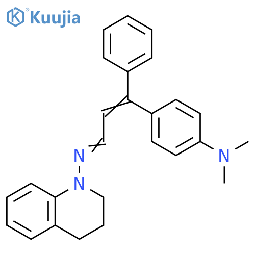 1(2H)-Quinolinamine,N-[3-[4-(dimethylamino)phenyl]-3-phenyl-2-propenylidene]-3,4-dihydro- structure