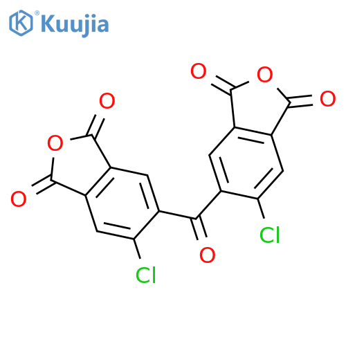 5,5'-Carbonylbis(6-chloro-2-benzofuran-1,3-dione) structure