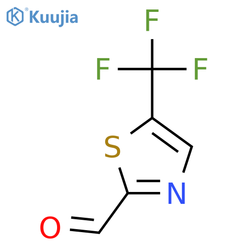 5-(trifluoromethyl)-1,3-thiazole-2-carbaldehyde structure