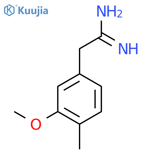 2-(3-methoxy-4-methylphenyl)ethanimidamide structure