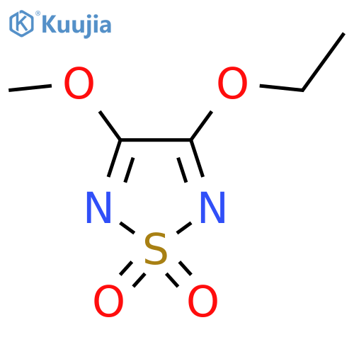 3-Ethoxy-4-methoxy-1,2,5-thiadiazole 1,1-dioxide structure