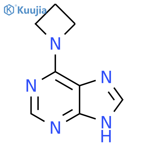 6-(azetidin-1-yl)-9H-purine structure