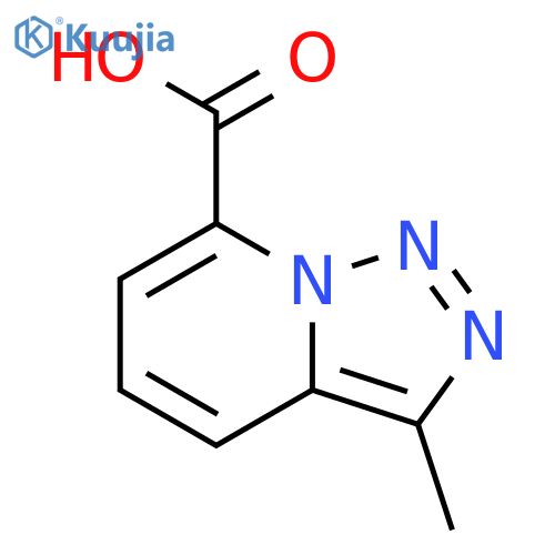 3-Methyl-[1,2,3]triazolo[1,5-a]pyridine-7-carboxylic acid structure