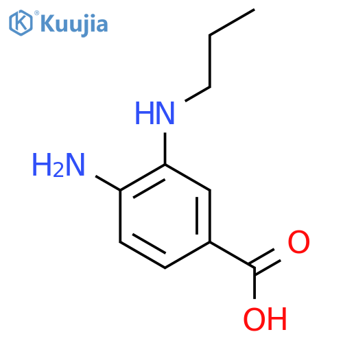 4-Amino-3-(propylamino)benzoic acid structure