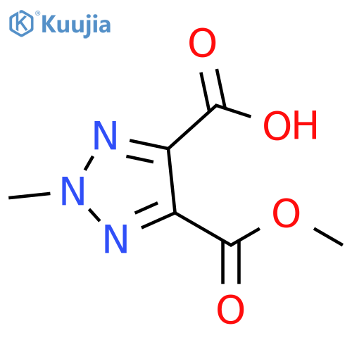 2H-1,2,3-Triazole-4,5-dicarboxylic acid, 2-methyl-, 4-methyl ester structure
