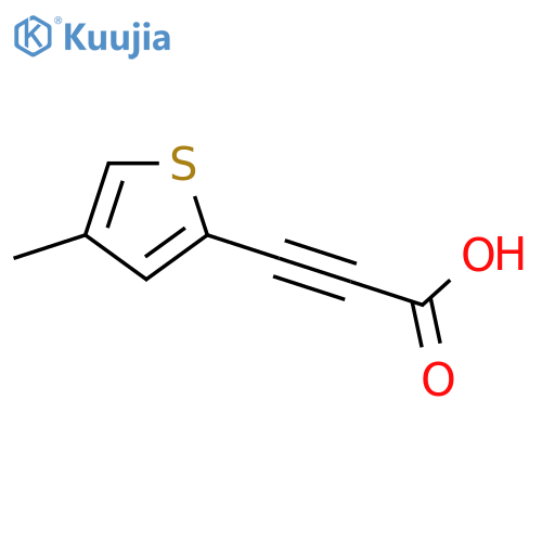 3-(4-Methylthiophen-2-yl)prop-2-ynoic acid structure