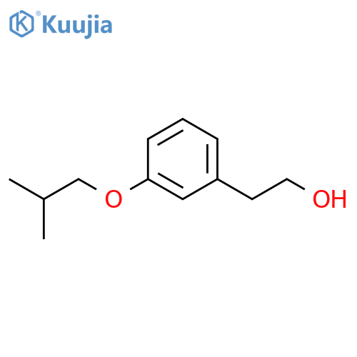 2-3-(2-methylpropoxy)phenylethan-1-ol structure