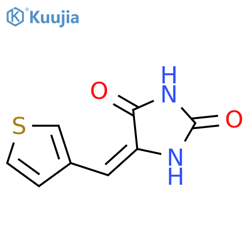 2,4-Imidazolidinedione, 5-(3-thienylmethylene)-, (Z)- structure