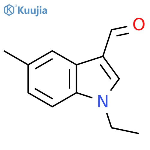1-Ethyl-5-methyl-1H-indole-3-carbaldehyde structure