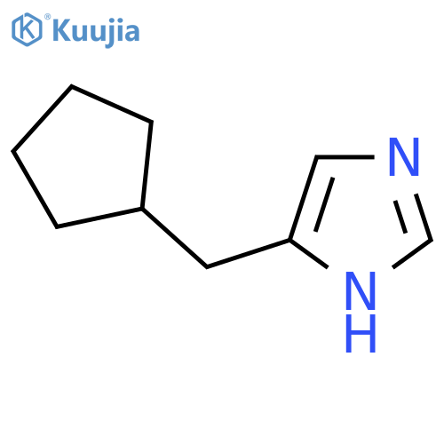 4-(cyclopentylmethyl)-1H-imidazole structure