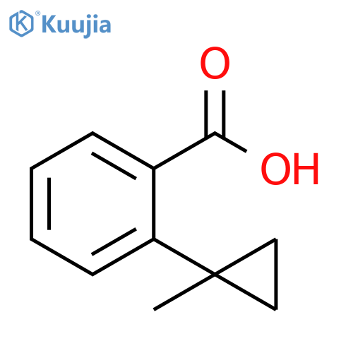 2-(1-methylcyclopropyl)benzoic acid structure