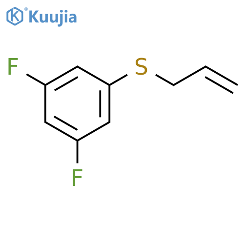 1,3-difluoro-5-prop-2-enylsulfanylbenzene structure