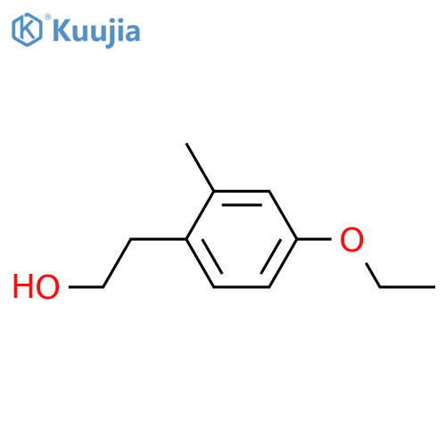 2-(4-ethoxy-2-methylphenyl)ethan-1-ol structure