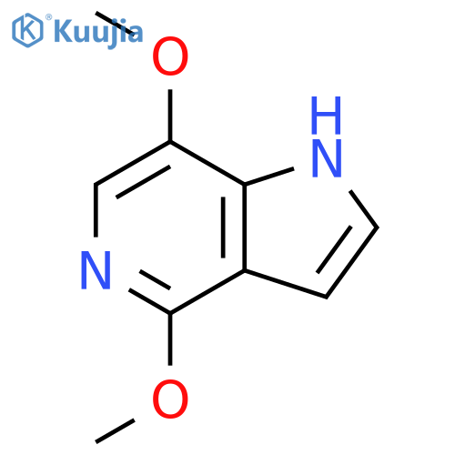 1H-Pyrrolo[3,2-c]pyridine, 4,7-dimethoxy- structure