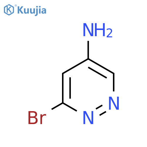 6-Bromopyridazin-4-amine structure