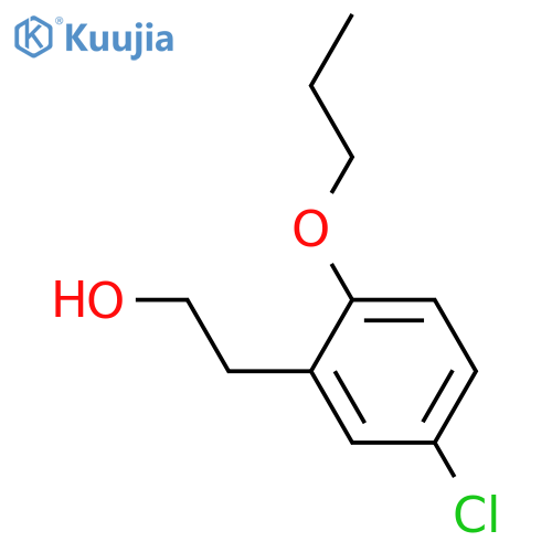 2-(5-chloro-2-propoxyphenyl)ethanol structure