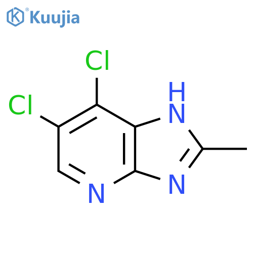 6,7-Dichloro-2-methyl-3H-imidazo[4,5-b]pyridine structure