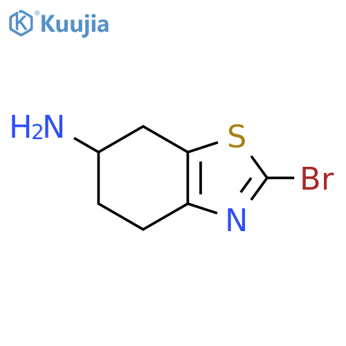 2-bromo-4,5,6,7-tetrahydro-1,3-benzothiazol-6-amine structure
