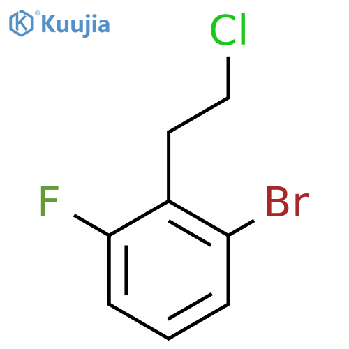Benzene, 1-bromo-2-(2-chloroethyl)-3-fluoro- structure