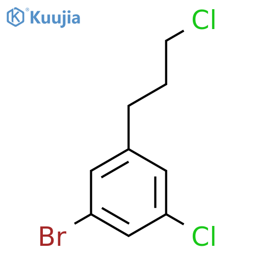 3-Bromo-5-chloro(3-chloropropyl)benzene structure