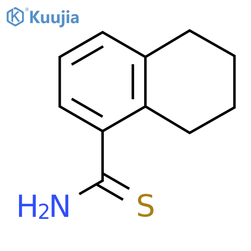 5,6,7,8-tetrahydronaphthalene-1-carbothioamide structure