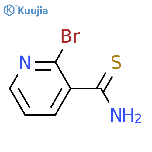 2-bromopyridine-3-carbothioamide structure