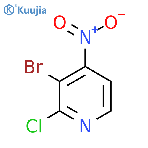 3-Bromo-2-chloro-4-nitropyridine structure