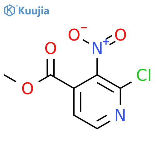 Methyl 2-chloro-3-nitropyridine-4-carboxylate structure