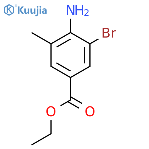 Ethyl 4-amino-3-bromo-5-methylbenzoate structure