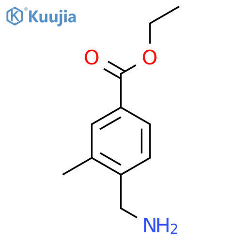 Ethyl 4-(aminomethyl)-3-methylbenzoate structure