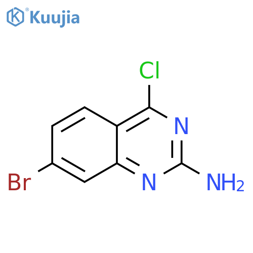 7-bromo-4-chloroquinazolin-2-amine structure