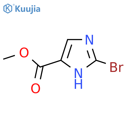 Methyl 2-bromo-1H-imidazole-5-carboxylate structure