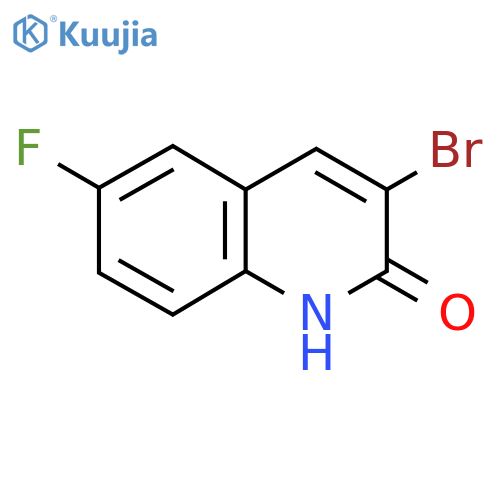 3-Bromo-6-fluoroquinolin-2(1H)-one structure