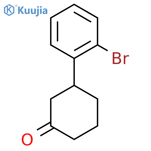 3-(2-Bromophenyl)cyclohexanone structure