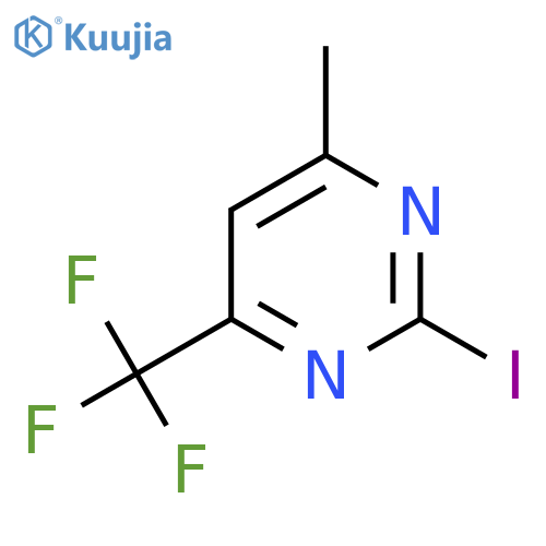 2-Iodo-6-methyl-4-(trifluoromethyl)pyrimidine structure