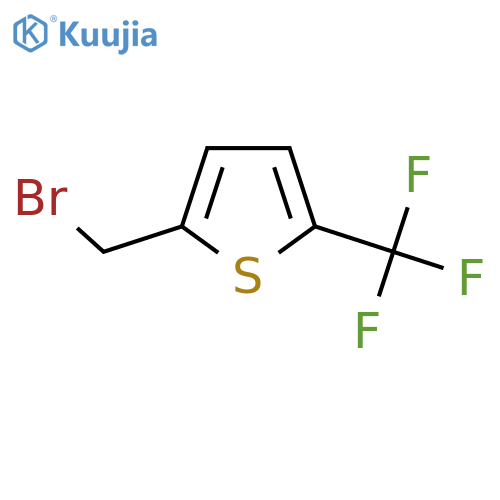 2-(bromomethyl)-5-(trifluoromethyl)thiophene structure