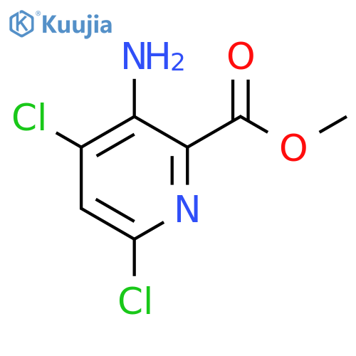 Methyl 3-amino-4,6-dichloropicolinate structure