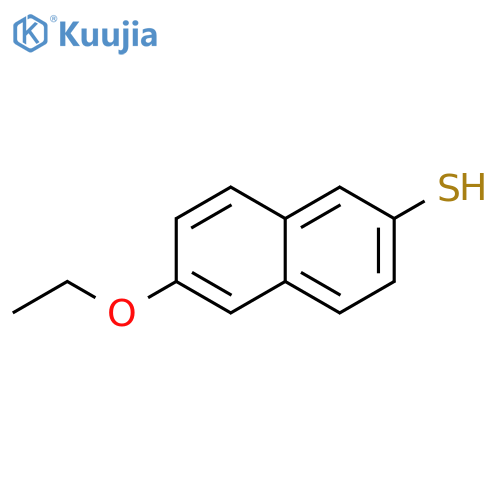 6-ethoxynaphthalene-2-thiol structure