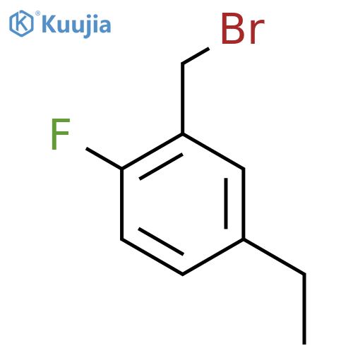 2-(Bromomethyl)-4-ethyl-1-fluorobenzene structure