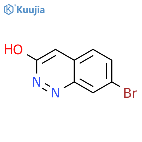 7-Bromocinnolin-3-ol structure