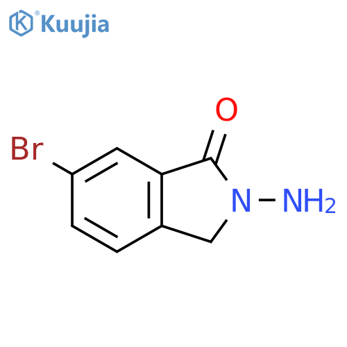 2-amino-6-bromo-2,3-dihydro-1H-isoindol-1-one structure