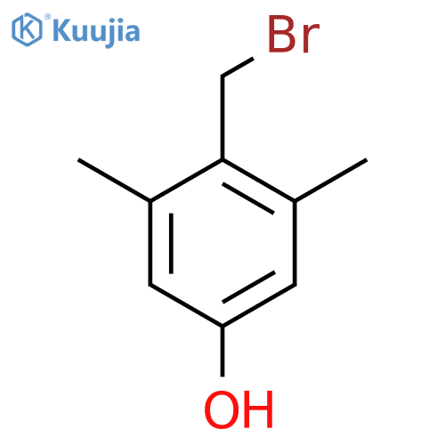 4-(Bromomethyl)-3,5-dimethylphenol structure