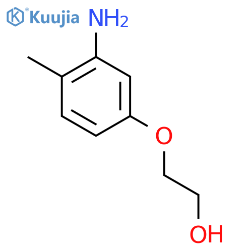 2-(3-Amino-4-methylphenoxy)ethanol structure