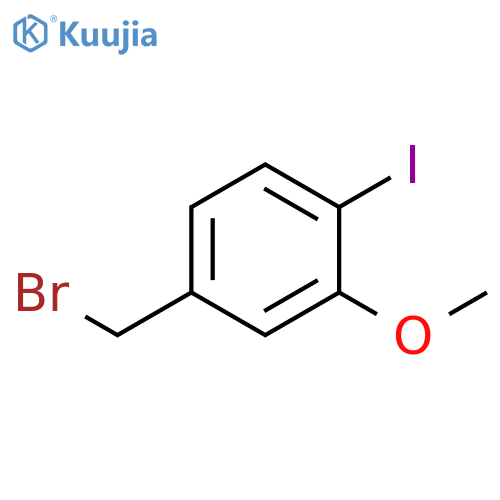 4-Iodo-3-methoxybenzyl bromide structure