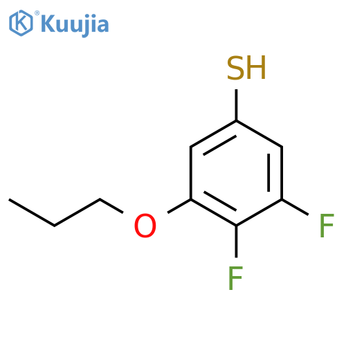 3,4-difluoro-5-propoxybenzenethiol structure
